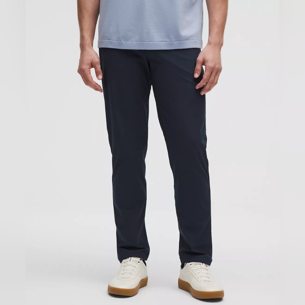 Lululemon ABC Pants Mens 32 Gray Slim Fit Chino Stretch.